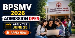 BPSMV Admission 2026 Schedule Out